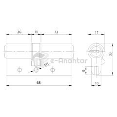 Kale Çelik Takviyeli Bilyalı Silindir 68 mm Nikel 164 DBNE