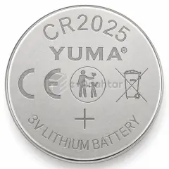 Yuma CR2025 3 V Lityum Düğme Pil