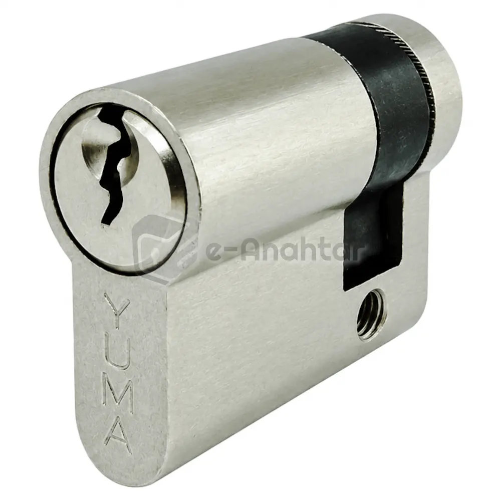 Yuma Ortadan Pasolu Standart Kapı Silindiri 41 mm Saten – B41