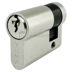 Yuma Ortadan Pasolu Standart Kapı Silindiri 41 mm Saten – B41
