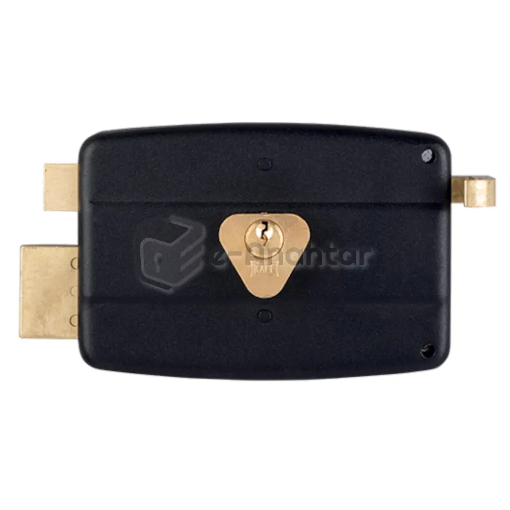 Kale Tirajlı Demir Kapı Kilidi Eco 14 cm Siyah – 157 A ECO