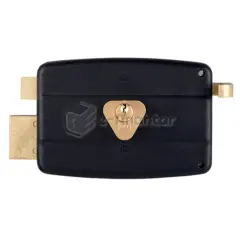 Kale Tirajlı Demir Kapı Kilidi 12 cm Siyah – 157 C