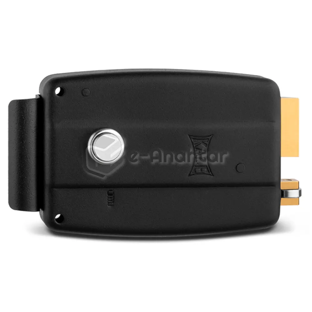 Kale Elektrikli Tirajlı Demir Kapı Kilidi 52 mm Siyah – 157 EL