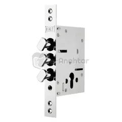 Kale Sürgülü Çelik Kapı Emniyet Kilidi 60 mm Krom (GM) – 287 D