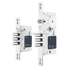 Kale Fişeli Çelik Kapı Kilit Seti 60 mm Krom – 252 RL SET