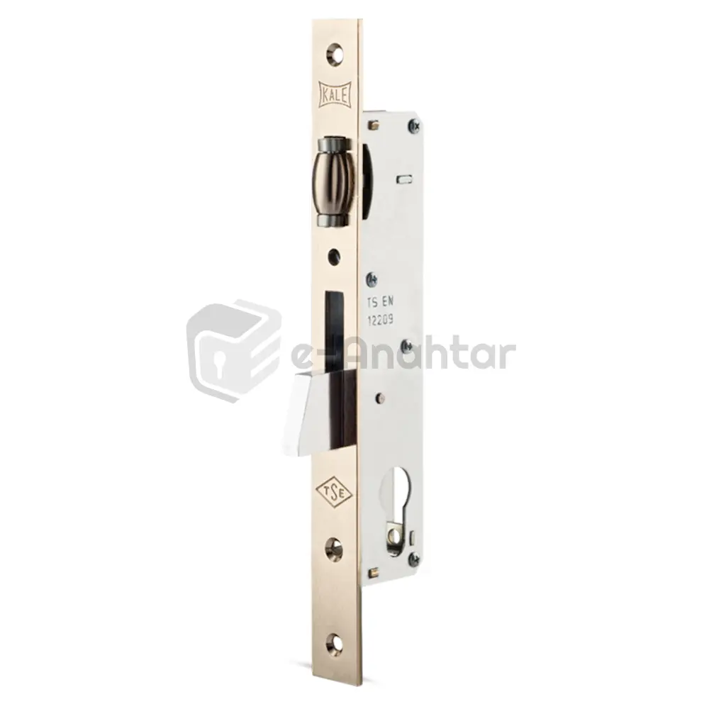 Kale Silindirli Alüminyum Kapı Kilidi Makaralı 25 mm Nikel (GNC) – 255