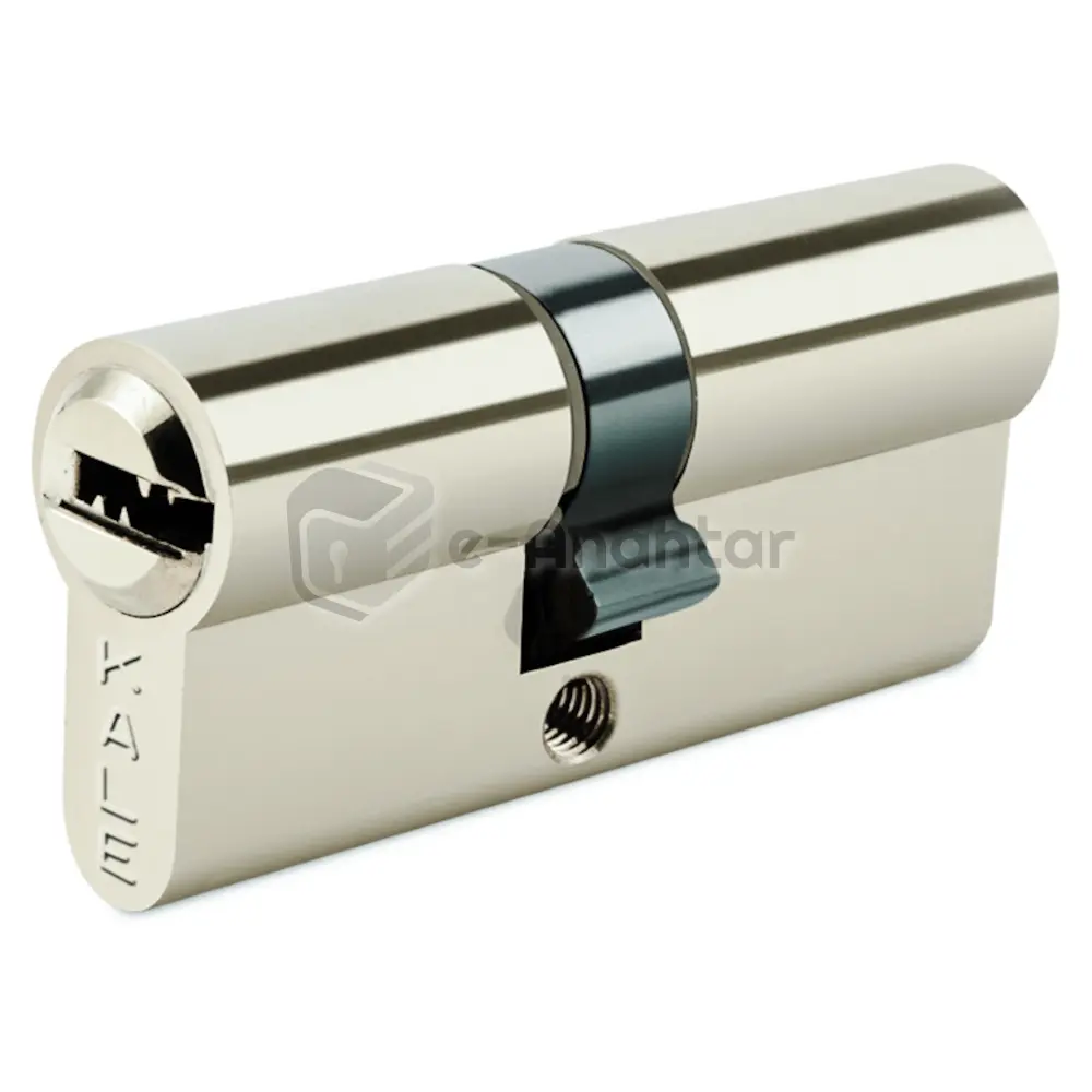 Kale Sistem Kapı Silindiri 68 mm Nikel (Renkli Anahtarlı) – 164 SNC