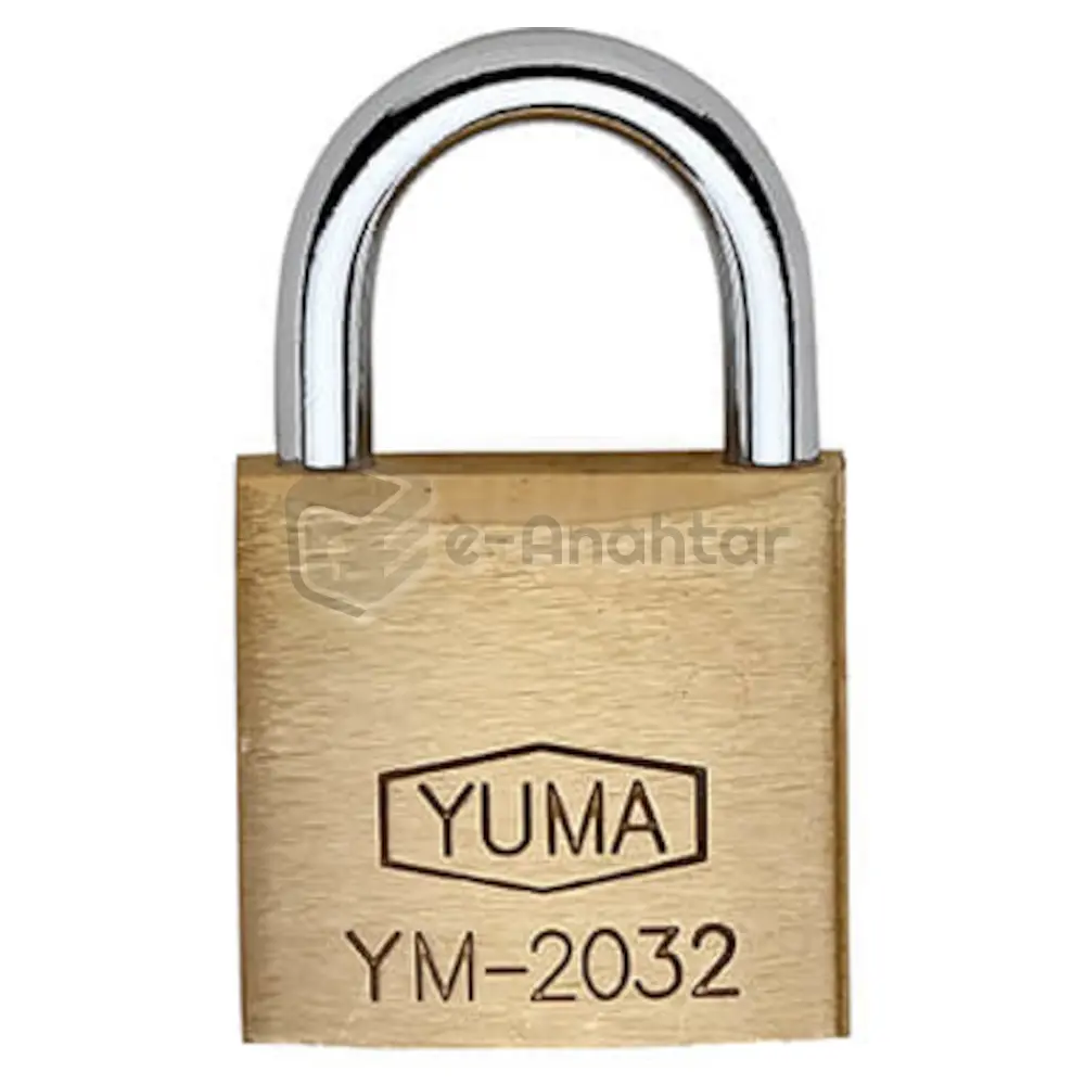 Yuma Pirinç Asma Kilit 32 mm Sarı – 2032