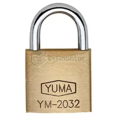 Yuma Pirinç Asma Kilit 32 mm Sarı – 2032