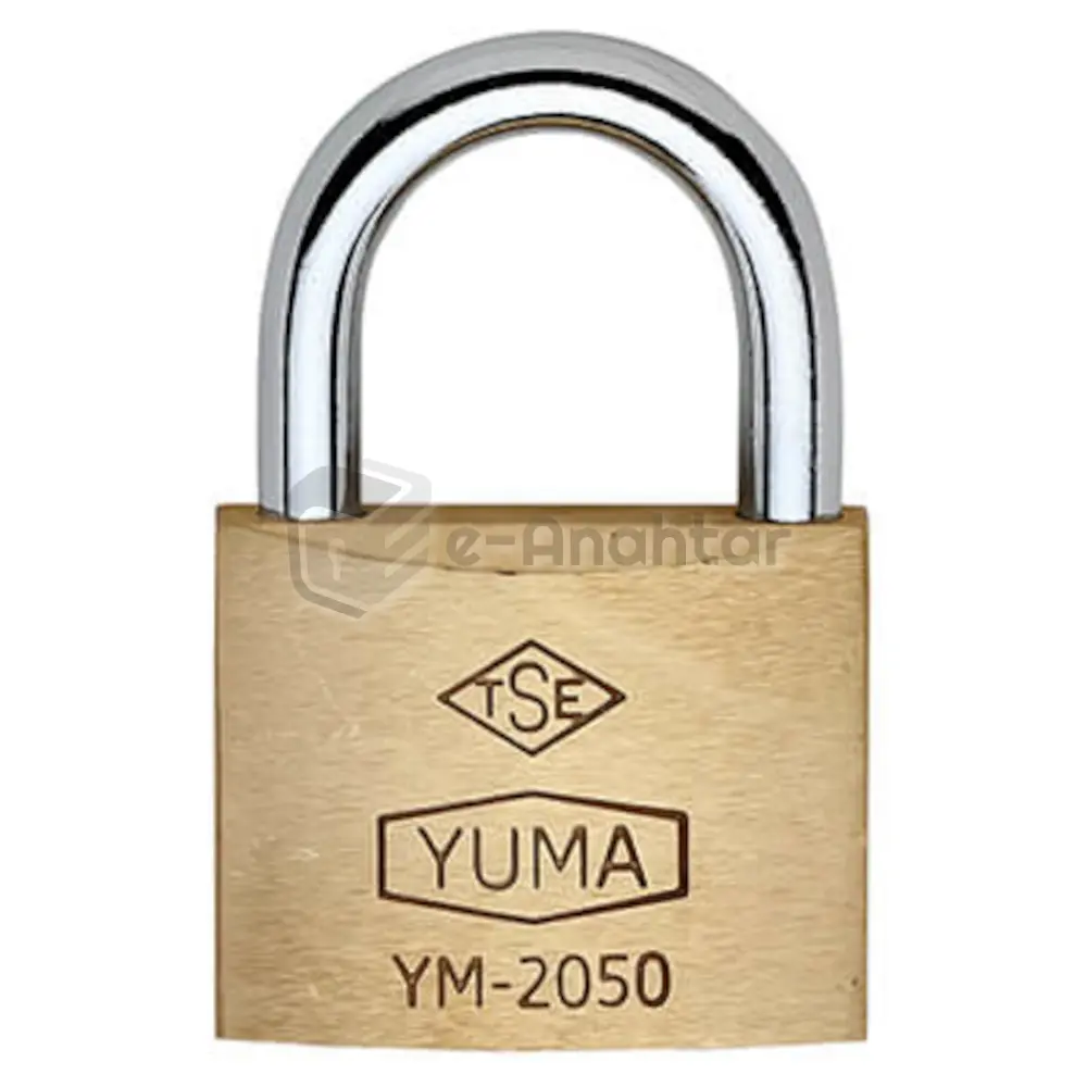 Yuma Pirinç Asma Kilit 50 mm Sarı – 2050
