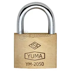 Yuma Pirinç Asma Kilit 50 mm Sarı – 2050