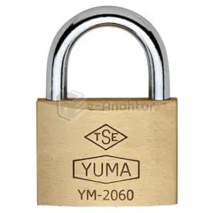 Yuma Pirinç Asma Kilit 60 mm Sarı – 2060