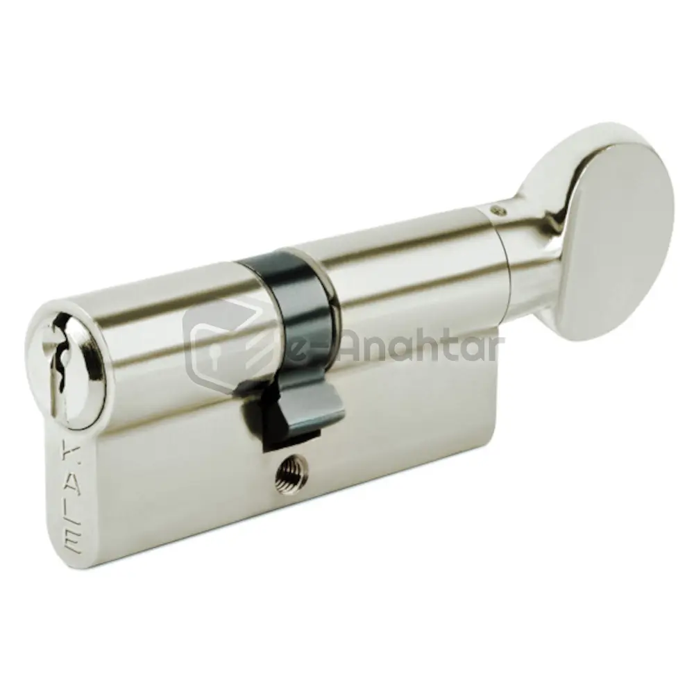 Kale Standart Mandallı Kapı Silindiri 68 mm Nikel Blisterli – 164 GM