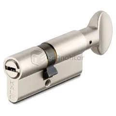 Kale Bilyalı Mandallı Kapı Silindiri 68 mm Nikel Blister – 164 BME