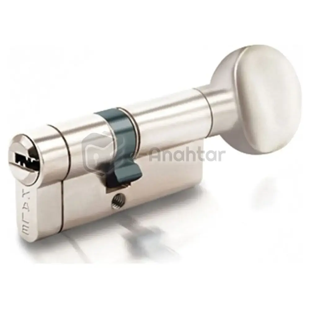 Kale Tuzaklı Sistem Mandallı Kapı Silindiri 68 mm Nikel Blisterli – 164 KTB SM