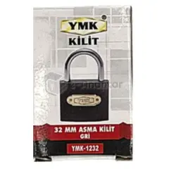 Ymk Döküm Asma Kilit 32 mm Gri – 1232