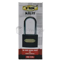 Ymk Uzun Kancalı Döküm Asma Kilit 38 mm Gri – 1238L