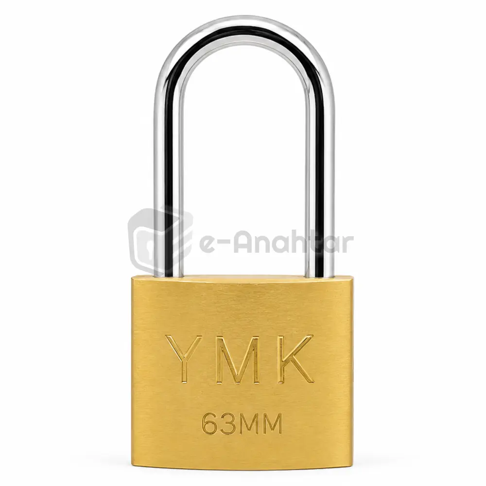 Ymk Uzun Kancalı Döküm Asma Kilit 63 mm Sarı – 1263BL