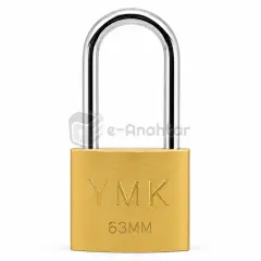 Ymk Uzun Kancalı Döküm Asma Kilit 63 mm Sarı – 1263BL